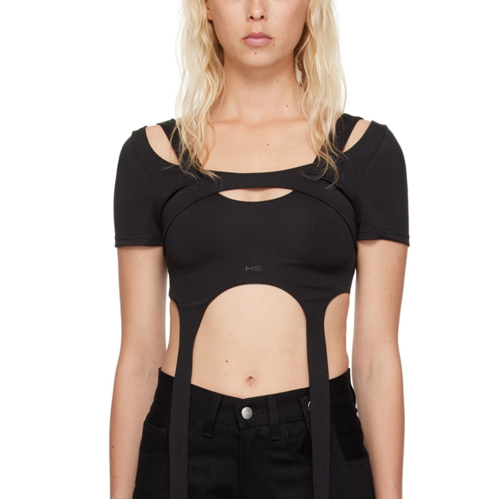 SOLD • Heliot Emil Black Hail Harness T-Shirt